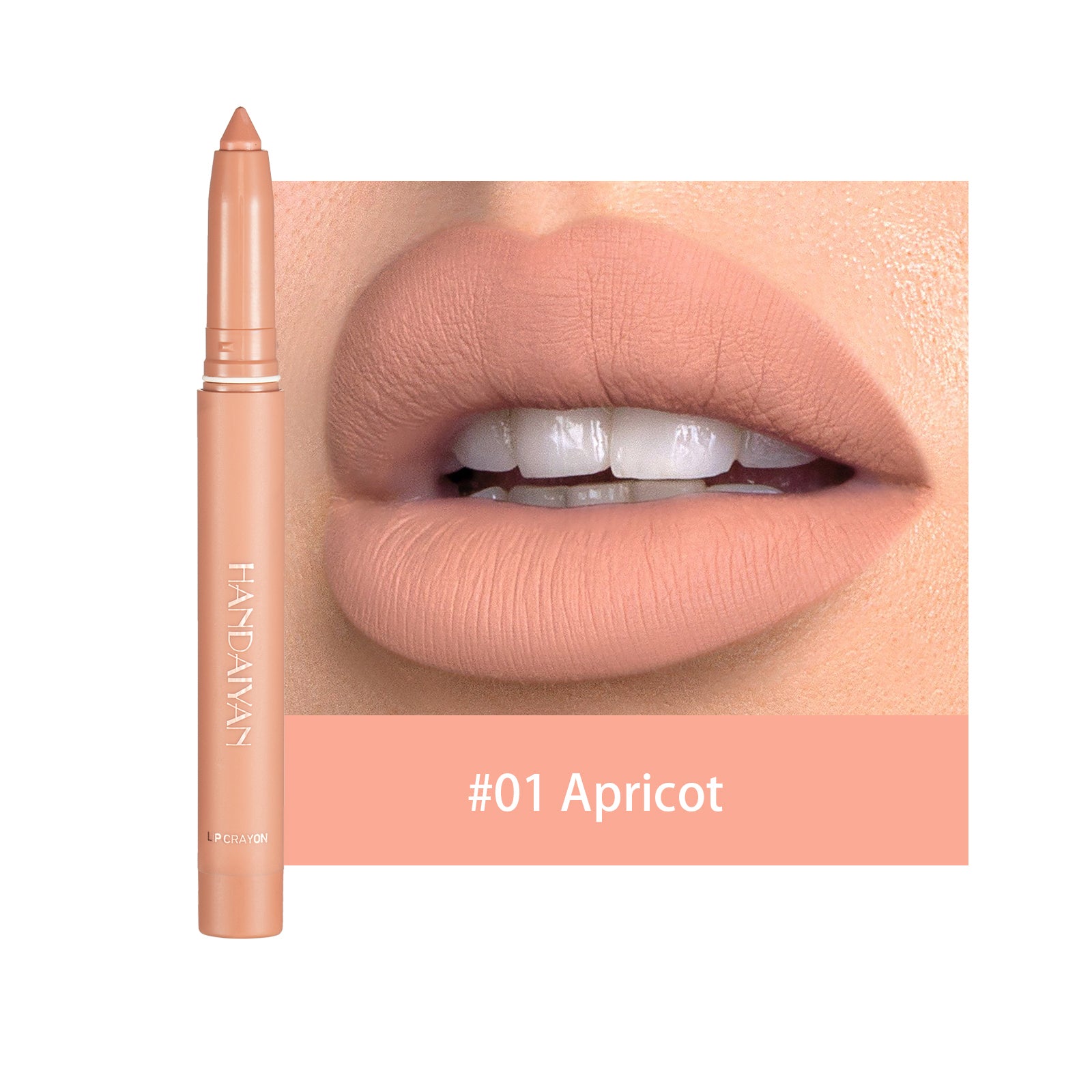 Matte Nude Lip Liner-with Crayon