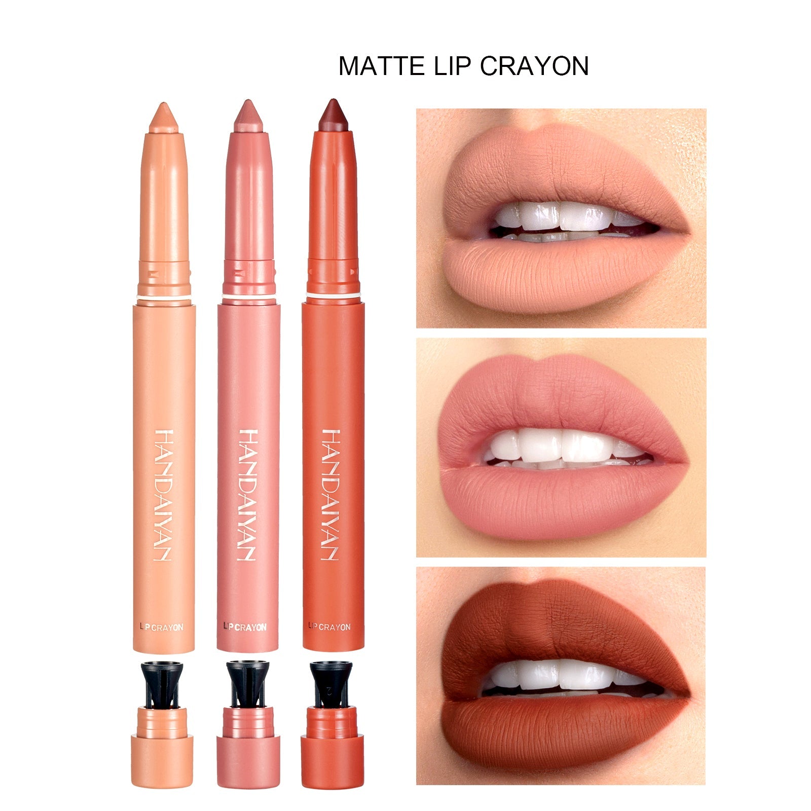 Matte Nude Lip Liner-with Crayon