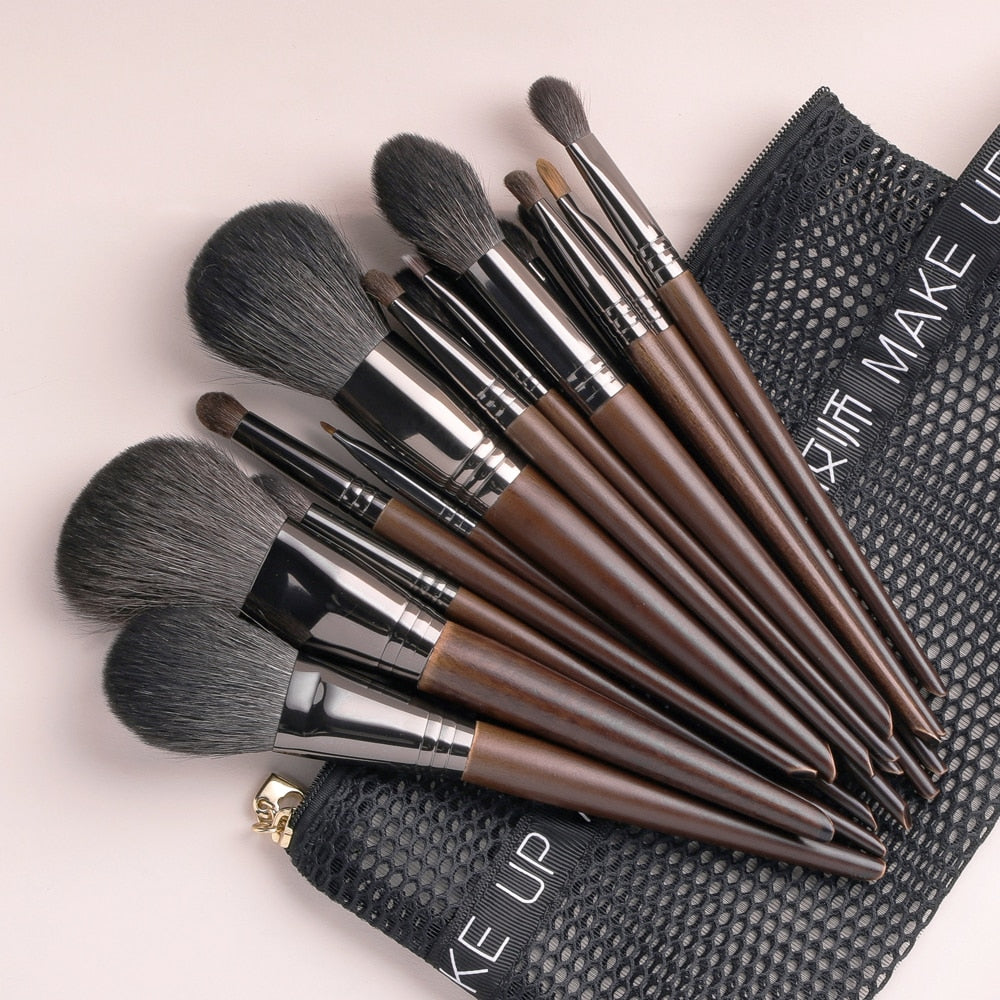 Dark Hot Make Up Brushes